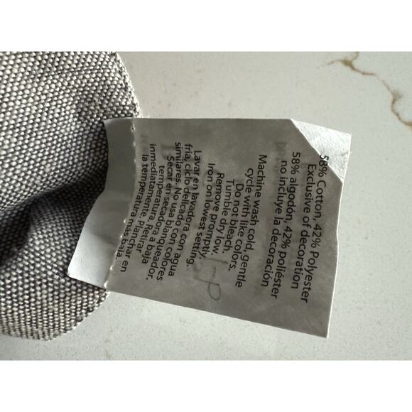 Better Homes And Gardens Plaid Table Runner Gray Rectangle Cotton 74” Tassel - Picture 7 of 7